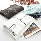 Print Frill Sleeve T-shirt