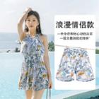 Couple Matching Floral Swim Dress / Shorts