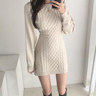 Mini Sheath Sweater Dress