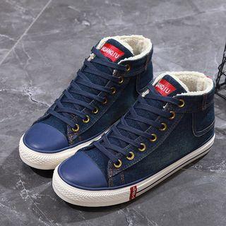 Denim High Top Sneakers