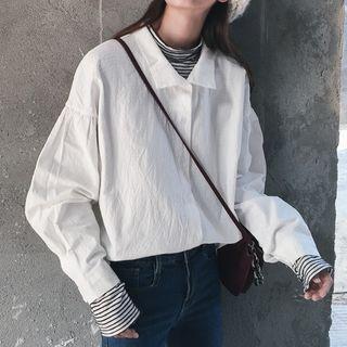 Puff Sleeve Loose Blouse
