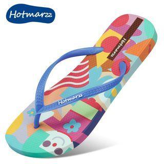 Cartoon Print Flip-flops