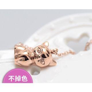 Rose Gold Kitten Bracelet  - Kitten Bracelet Rose Gold