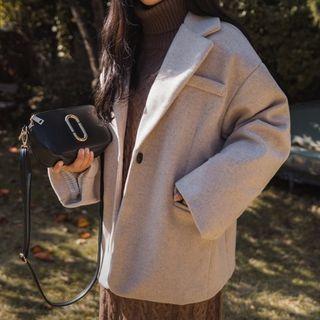 Loose-fit Single-breasted Coat