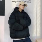 Padded Drawstring Hoodie