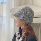 Houndstooth Bucket Hat Houndstooth - Black & White - One Size