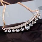 Rhinestone Bar Necklace