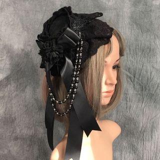 Bow Accent Lace Hat