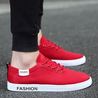 Lace-up Camouflage Canvas Sneakers