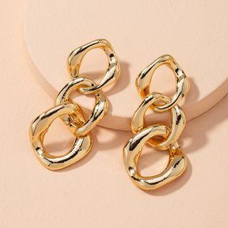 Chunky Chain Alloy Dangle Earring