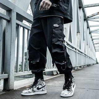 Embellished Cargo Pants