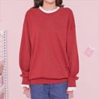 Frill-trim Pullover