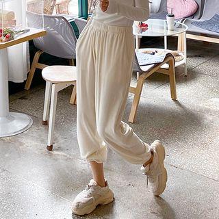 Pocket-side Textured Jogger Pants