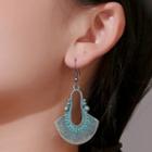 Retro Alloy Dangle Earring 1 Pair - 11397 - 01 - Green - One Size