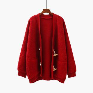 V-neck Duffle Cardigan