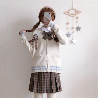Cartoon Knit Cardigan