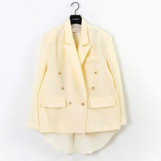 Double-breasted Dip-back Blazer