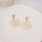 Faux Pearl Rose Dangle Earring E2953 - As Shown In Figure - One Size
