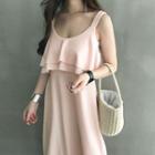 Sleeveless Ruffled Long Sundress