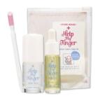 Etude House - Help My Finger Cuticle Salon Care Kit : Cuticle Remover 8ml + Oil 3.5ml + Pusher 1pc