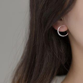 Moon Rhinestone Earring