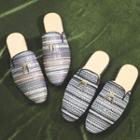 Striped Knit Mules