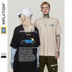 Couple Classic Car-print T-shirt