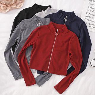 Plain Crop Jacket