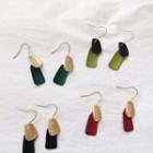 Matte Alloy Dangle Earring