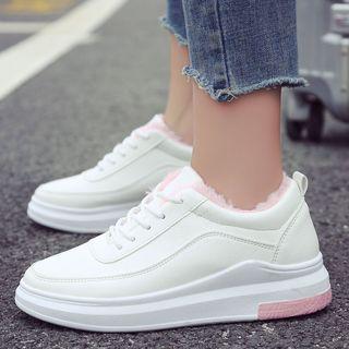 Furry Lined Sneakers