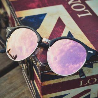Vintage Half-frame Sunglasses