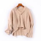Long-sleeved Sweater Almond - One Size