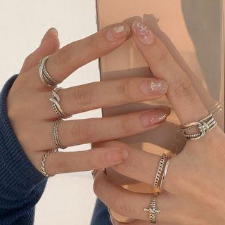 Knot Sterling Silver Open Ring 542 - Silver - One Size