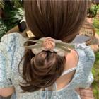 Floral Scrunchie / Hair Clip