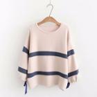 Color Block Sweater / Plain Sweater