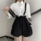 Suspender Bubble Shorts Black - One Size