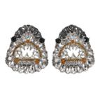 Rhinestone Shake Earring 1 Pair - As Shown In Figure - One Size