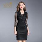 Mesh Inset Sheath Dress