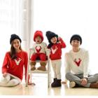 Family Matching Print Long-sleeve Sweatshirt