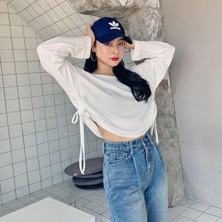 Drawcord-side T-shirt
