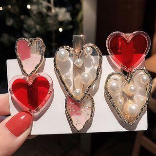 Heart Hair Clip (various Design)