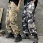 Tie-dyed Cargo Jogger Pants
