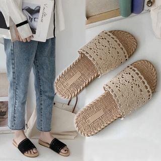 Perforated Slide Flat Sandlas