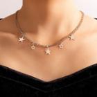 Star Necklace 21027 - Silver - One Size