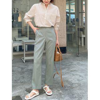 High-rise Straight Leg Pants