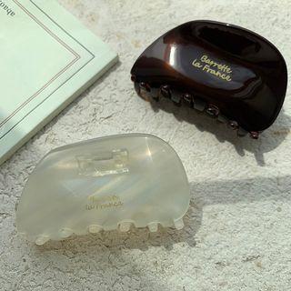Lettering Hair Clamp