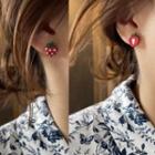 Strawberry Resin Earring 1 Pair - Red - One Size