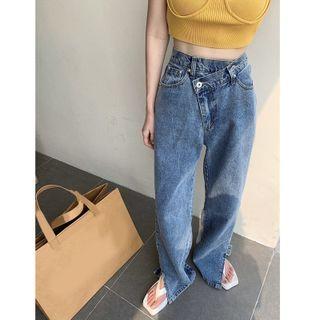 Irregular Loose-fit Jeans
