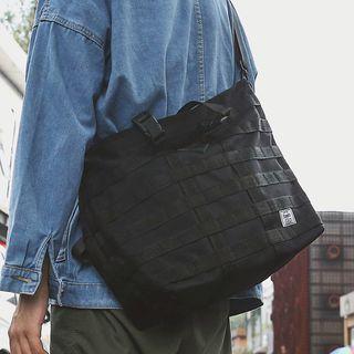 Strapped Canvas Tote Black - One Size