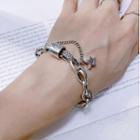 Chained Bracelet Sl0733 - Silver - One Size